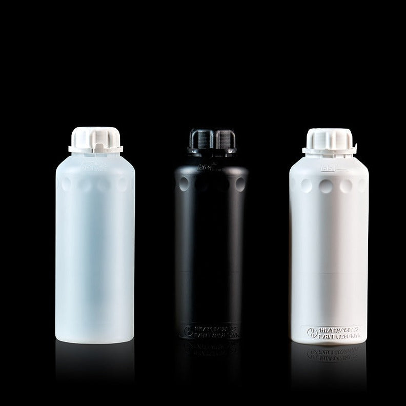1 Liter Barriereflasche - weiß