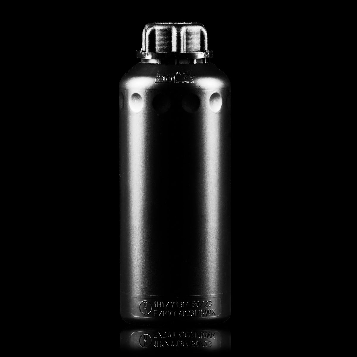 1000 ml UN-Flasche HDPE/EVOH schwarz DIN 45