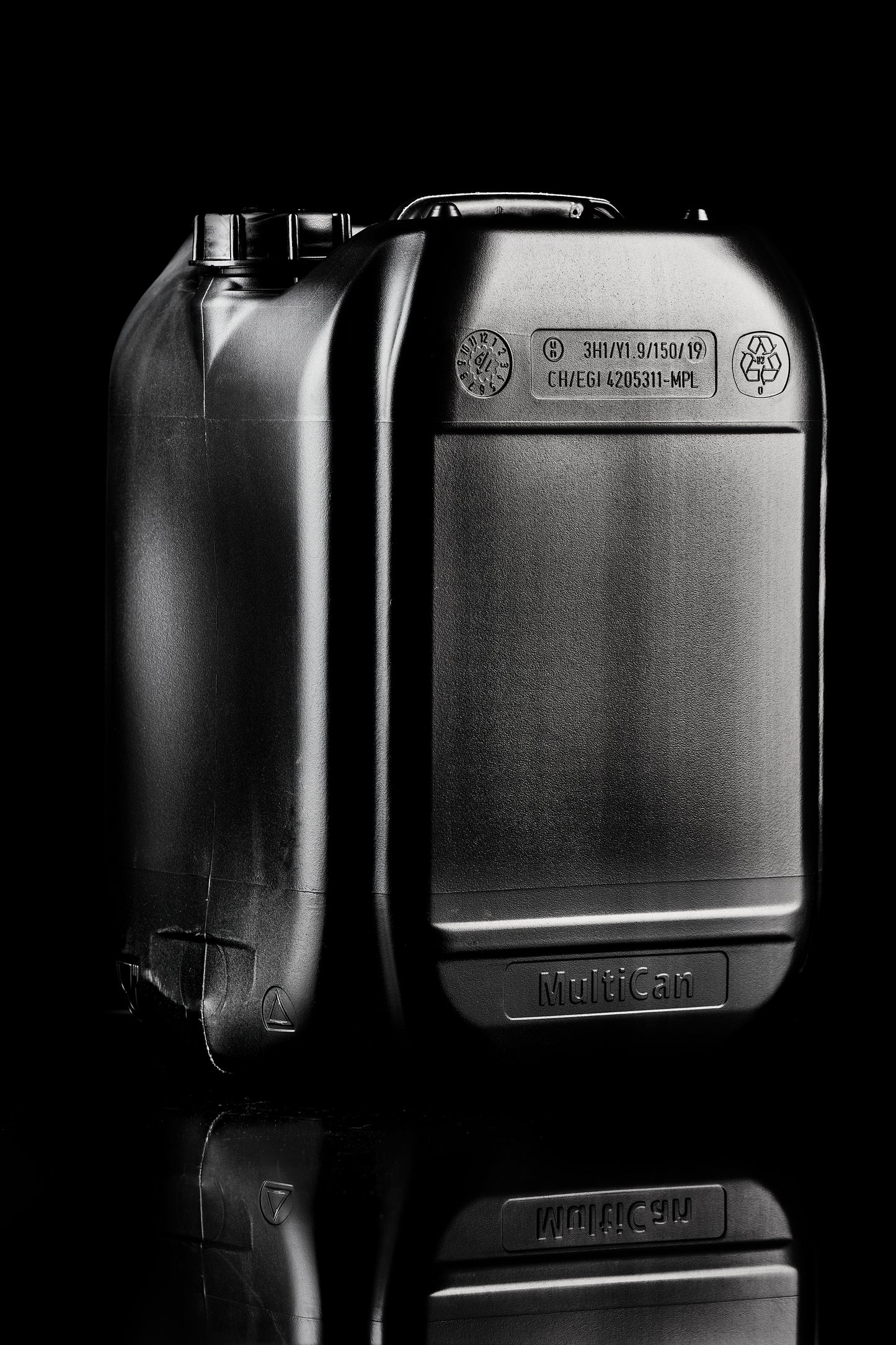 20 Liter Seitenansicht schwarz